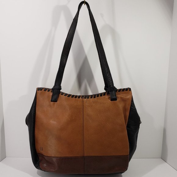 Born Patchwork Leather Shoulder Handbag - Picture 4 of 13